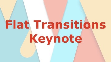 #034 How to make Flat Transitions in Keynote Motion Graphics Tutorial Principle Same as PowerPoint