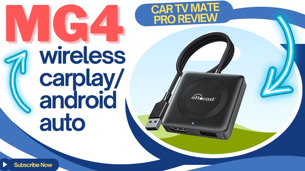 OTTOCAST Car TV Mate Pro Review - Wireless Apple Car Play +