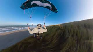 High speed 'ass to grass' dune soaring on the @go.flare.global Moustache 15m