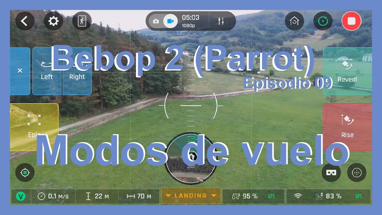 Modos de Vuelo - Parrot Bebop 2 - Episodio 09
