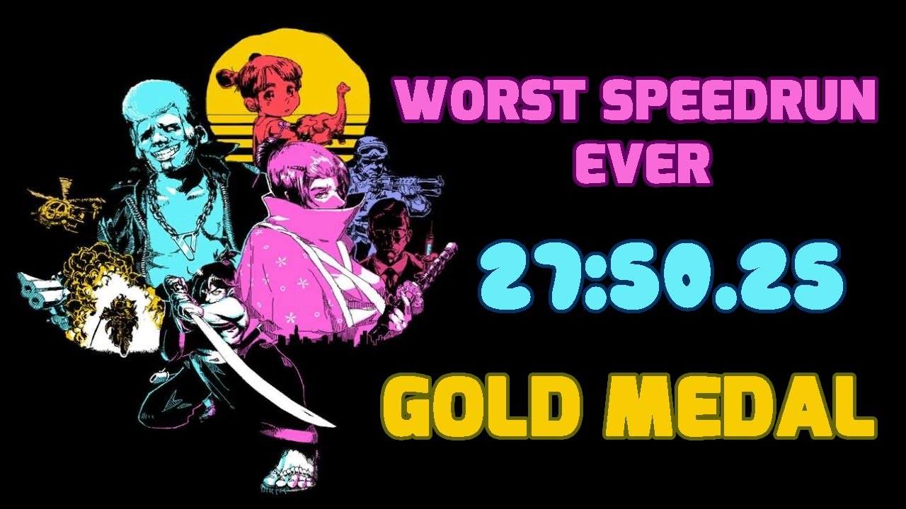 Худший Спидран в Мире Katana ZERO Gold Medal YouTube