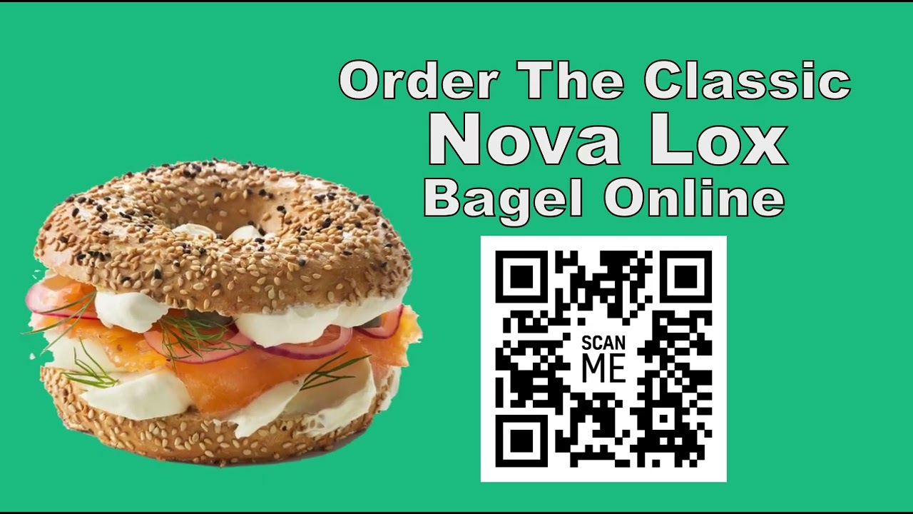 Order Online Classic Nova Lox On An Everything Bagel #everythingBagel #Nova:Lox Broad Nosh Bagel Deli Catering NYC