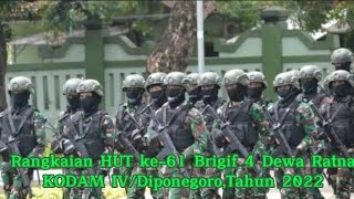 Rangkaian Acara HUT Ke - 61 BRIGIF 4 /DEWA RATNA,KODAM IV/DIPONEGORO