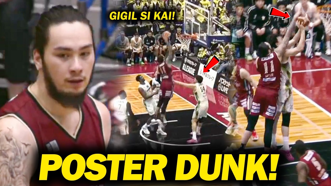 POSTER DUNK NI KAI SOTTO! Napikon si Kai, Nanggigil sa Kanyang Blocked Shot! Consistent si Kaiju!