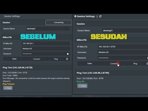 Mengganti Port API