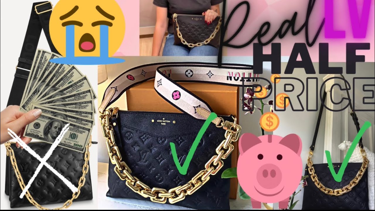 How to make your own Louis Vuitton Coussin crossbody bag on the “CHEAP”  Review of LV's Daily Pouch 