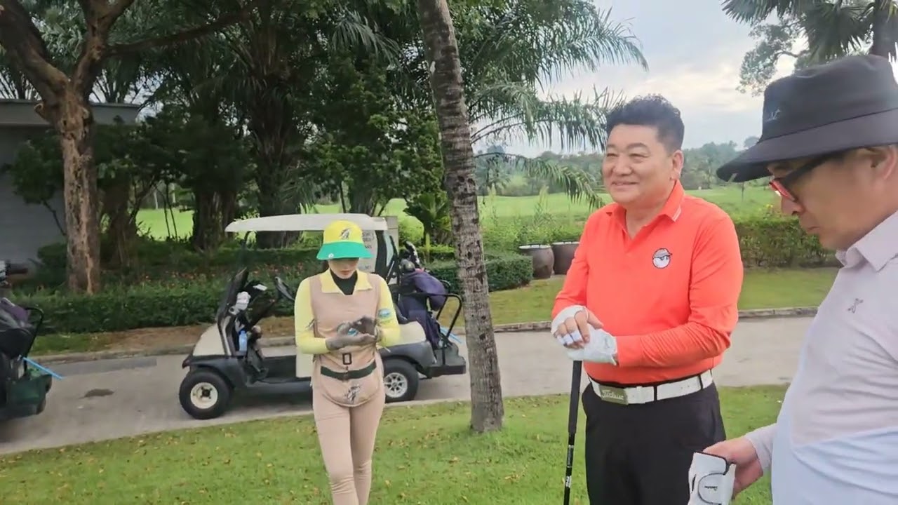 라오스 롱비엔골프장 롱비엔cc 11명 라운딩?!