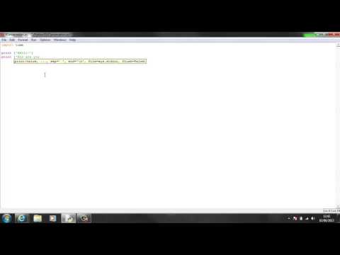 Python| print and