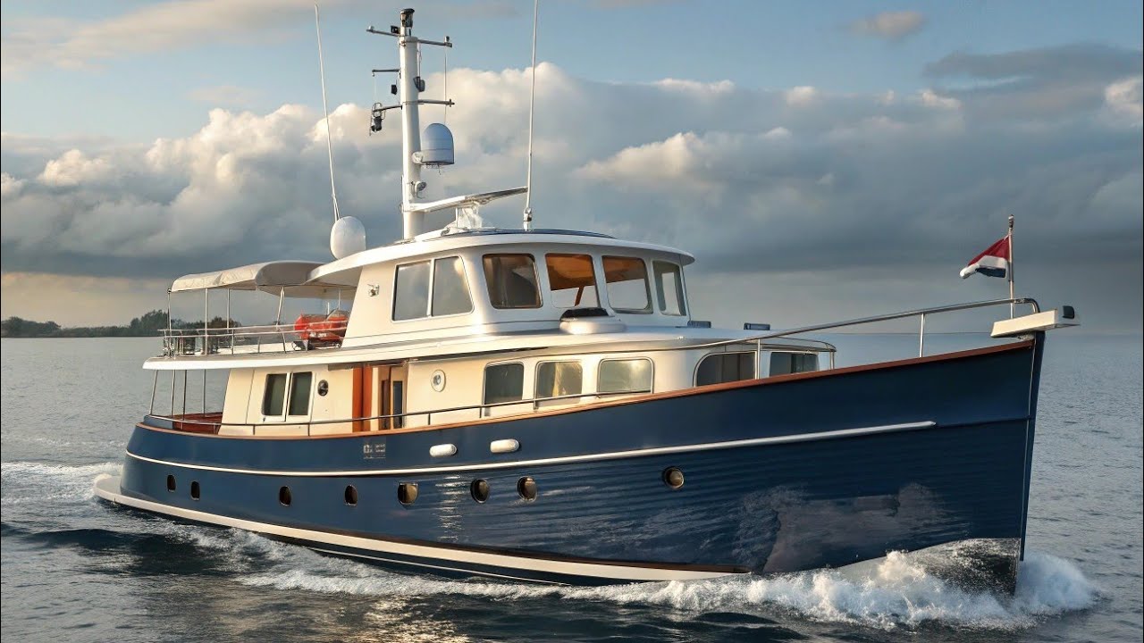 Внутри классической голландской траулерной яхты Rijnland, которая переосмысливает роскошь на море