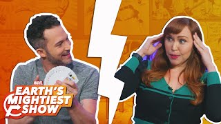 Magician Justin Willman practices the mystic arts at Marvel Headquarters