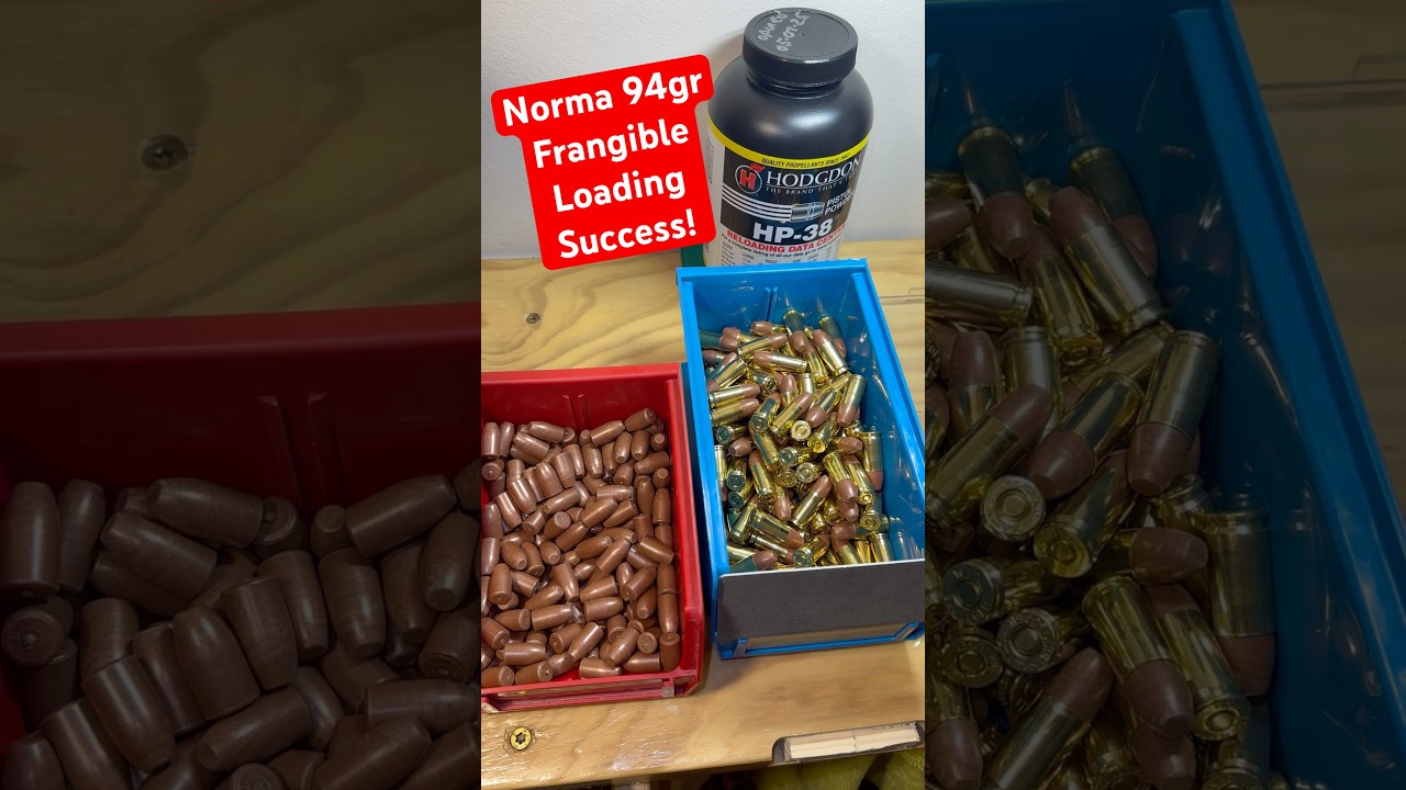 FINALLY!! Successful Load for 94gr #leadfree Norma/Raven Rocks Precision Frangibles #shorts