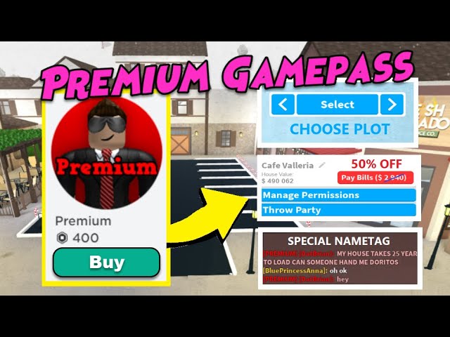 90% OFF] Premium Gamepass! - Roblox