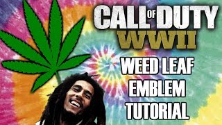 COD WW2: WEED LEAF EMBLEM TUTORIAL