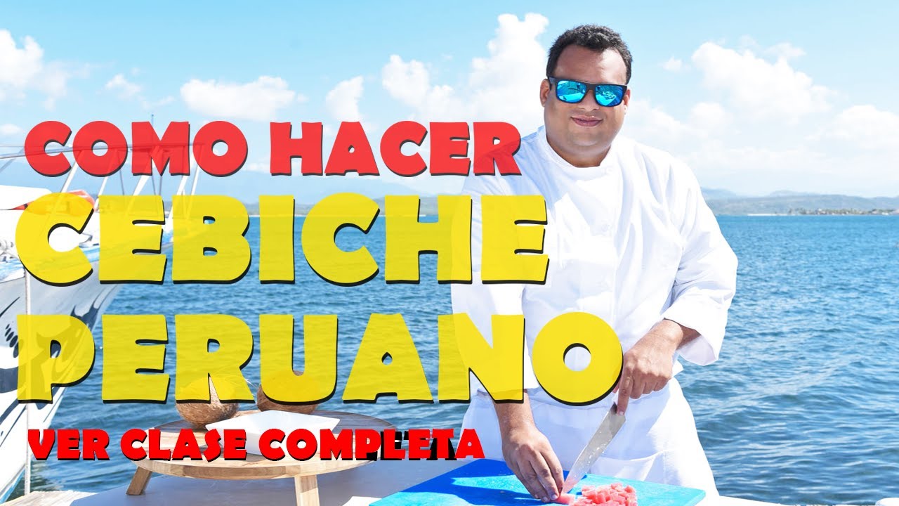 Como hacer un ceviche - Gracias a Sabor a Mar TV @Saboramartv2981. y restaurant @fusionmarketdo.