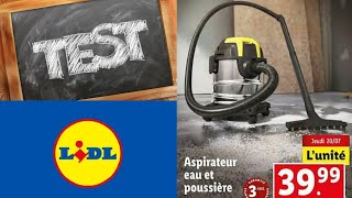 Aspirateur eau et poussière Parkside PWD 30 A1 Lidl - Unboxing et