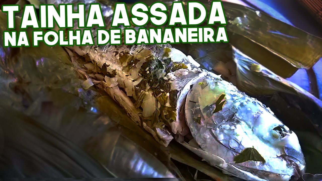 COMO FAZER TAINHA NA FOLHA DE BANANEIRA (Assado Na Churrasqueira) - Chef Bonani