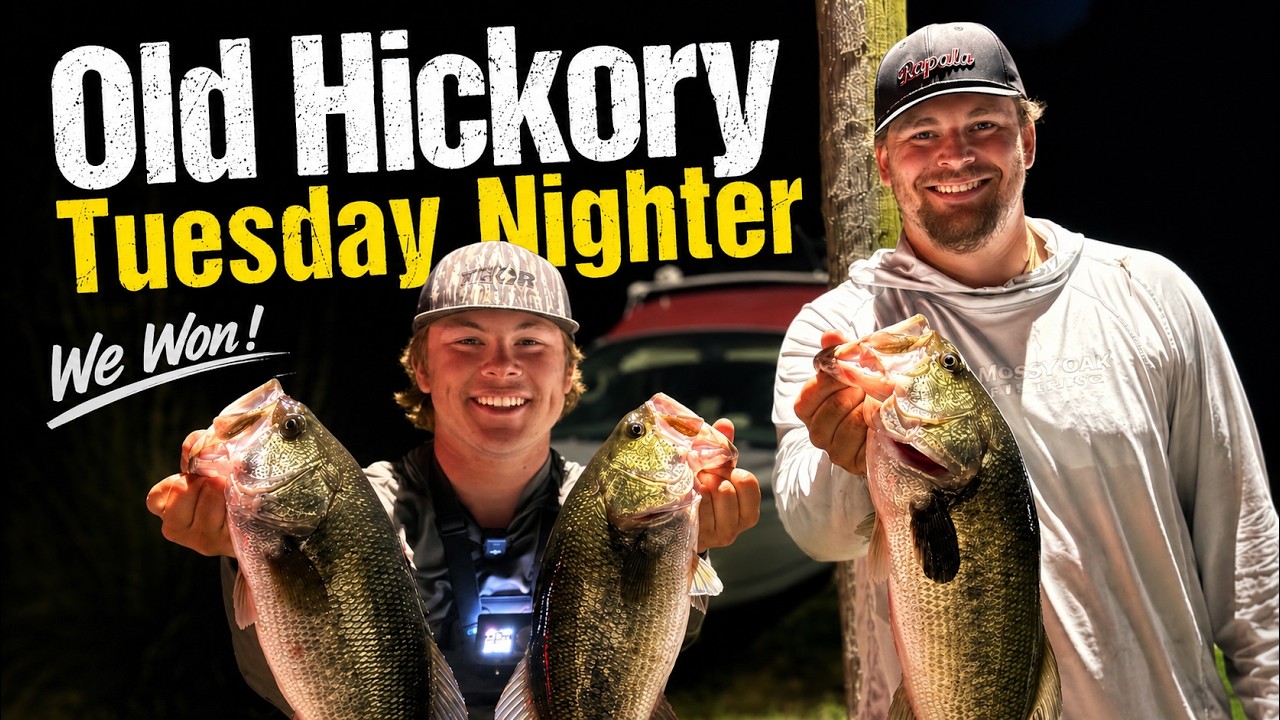 Tuesday Nighter on Old Hickory! We Won!!!