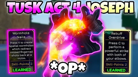 [YBA] Tusk Act 4 Joseph Hamon is INSANE...