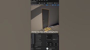 Procedural Dynamic Door System in Unreal Engine Blueprint #unreal #blueprint #architecture #tutorial
