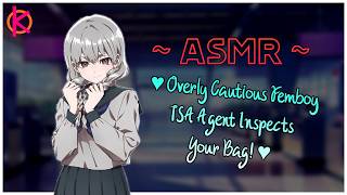 [ASMR] Over-Cautious TSA Agent Inspects Your Bag
