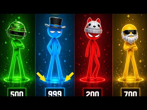 Stickman party - 1234 multiple funny games