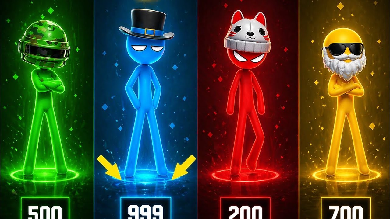 Stickman party - 1234 multiple funny games