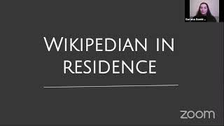 Wikipedian in residence in the battle for cultural heritage WMCEEOM 2021