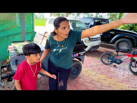 माऊलीच्या मम्मीला lion जीन्यावर दिसल्याने धावपळ झाली 😳