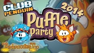 Club Penguin Puffle Party 2014 Walkthrough
