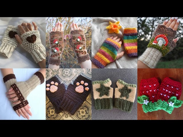 Fingerless or Full: Trendy Gloves to Crochet Today - YouTube