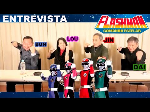 Flashman Cast Entrevista al Cast de Comando Estelar Flashman - Choushinsei Flashman ...