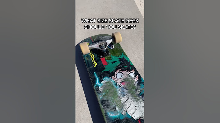 What Size Skate Deck Should You Skate?