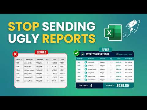 Email a weekly sales report from Excel automatically. No SharePoint needed.