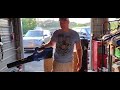 Fun cleaning garage with new 40V Kobalt leaf blower.