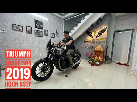 Video (Xe Đã Bán) Triumph Street Twin 2019 HQCN BSTP rất mới - youtube