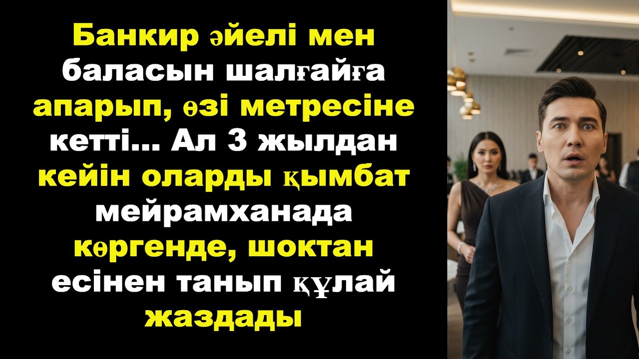 Банкир әйелі мен баласын шалғайға апарып, өзі метресіне кетті... Ал 3 жылдан кейін оларды қымбат