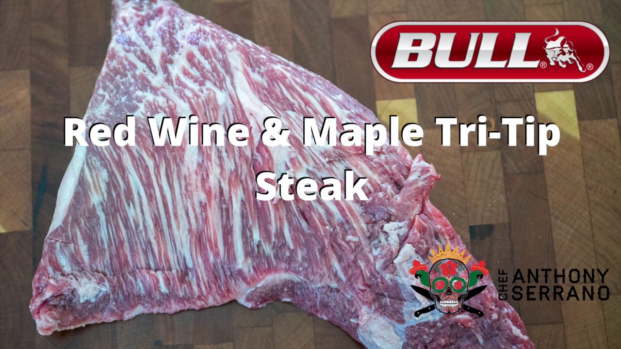 Red Wine Vinegar & Maple glazed TriTip on the Bull Grill YouTube