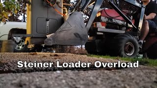 Using a (200lb cap.) Steiner Loader to Unload a ~500lb Unisaw Table Saw [Joe Tractors]