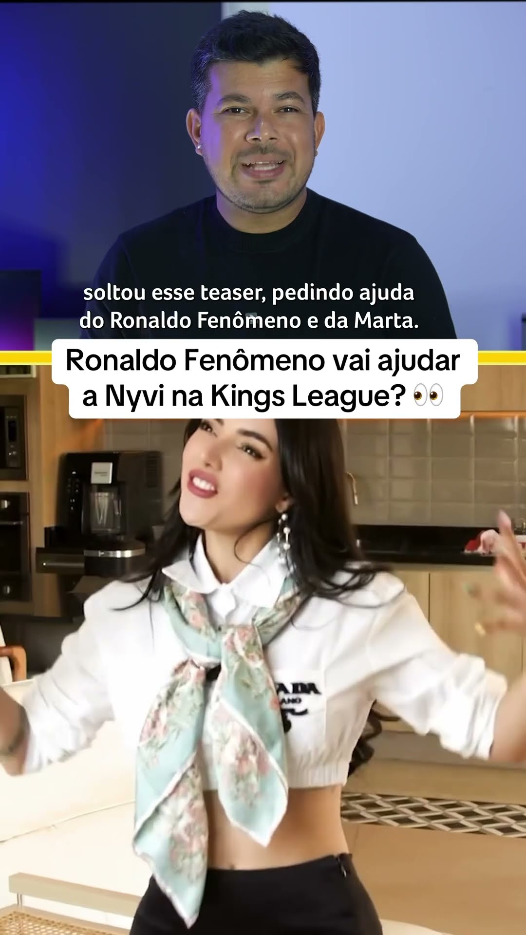 Qual será a ajuda do Ronaldo Fenômeno? #KingsLeague #Games #Gaming