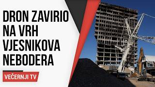 Dron zavirio na vrh Vjesnikova nebodera: Ovakve prizore Zagrepčani dosad nisu mogli vidjeti Dron zavirio na vrh Vjesnikova nebodera: Ovakve prizore Zagrepčani dosad nisu mogli vidjeti