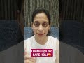 Dental tips for Safe Holi | Dental facts| Holi tips #shorts