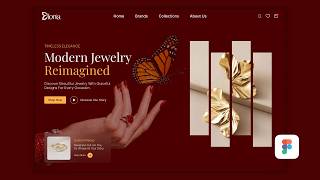 Jewelry Website UI Animation in Figma | Step-by-Step Tutorial