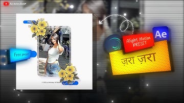 Zara zara soft edit - Alight Motion Preset | Free xml #adminaep