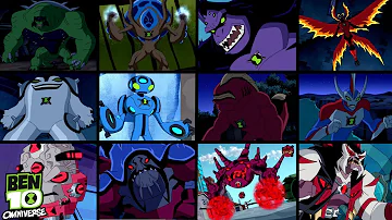 BEN 10 ULTIMATE FORMS TRANSFORMATIONS