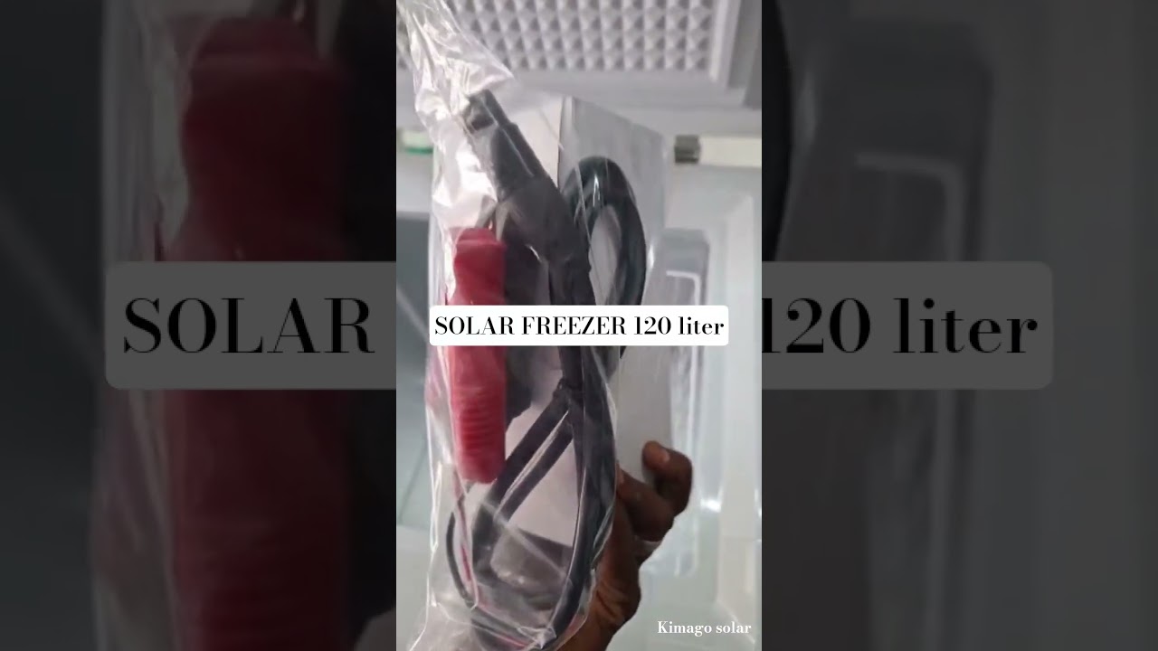 Solar Deep Freezer 120l Inafaa Nyumbani Na Biashara