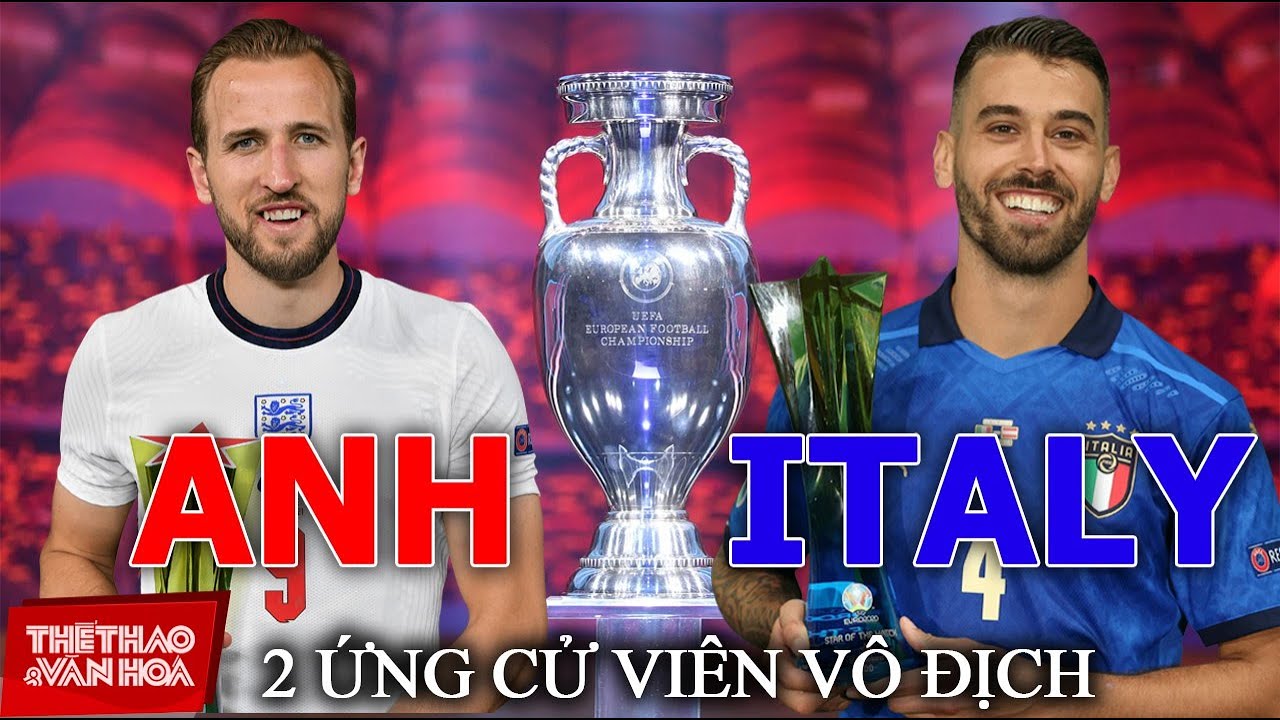 [GIẢI BÓNG ĐÁ EURO 2021] Đội tuyển Anh và đội tuyển Ý – 2 ứng cử viên sáng giá nhất cho chức vô địch