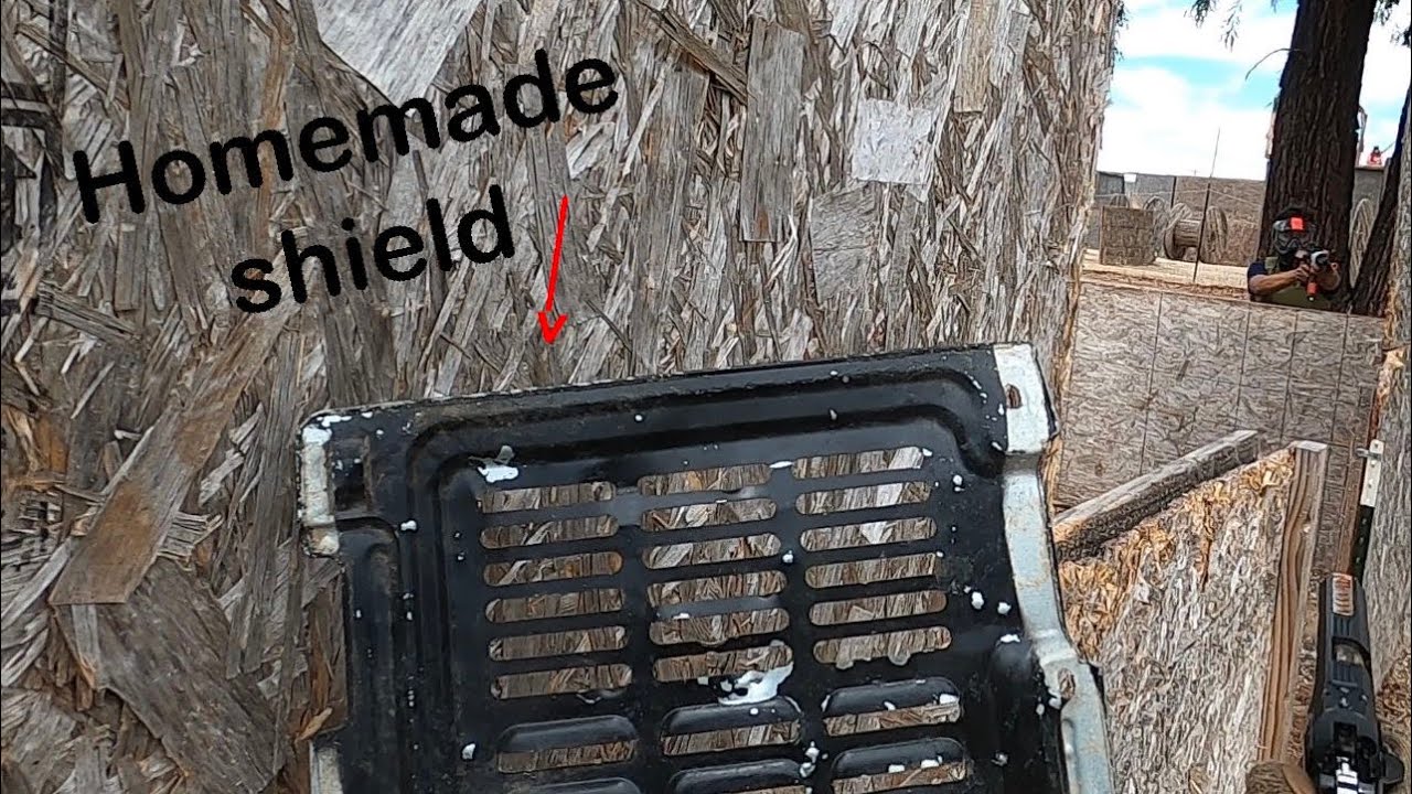 Using Home made shield in Airsoft (TrueAim￼) SildeField￼