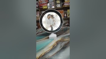 ✨ Amazing Magic Mirror with Hidden Photo Frame | Perfect Gift Idea! #customgift #art #photoframe