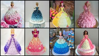 Beautiful 💃Doll Theme Birthday Cake | Gudiya wala Cake Design | Baby Girl Birthday Cake