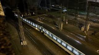 Czech Railway České Dráhy Prague Main Station Entrance To The Tunnel Under The City